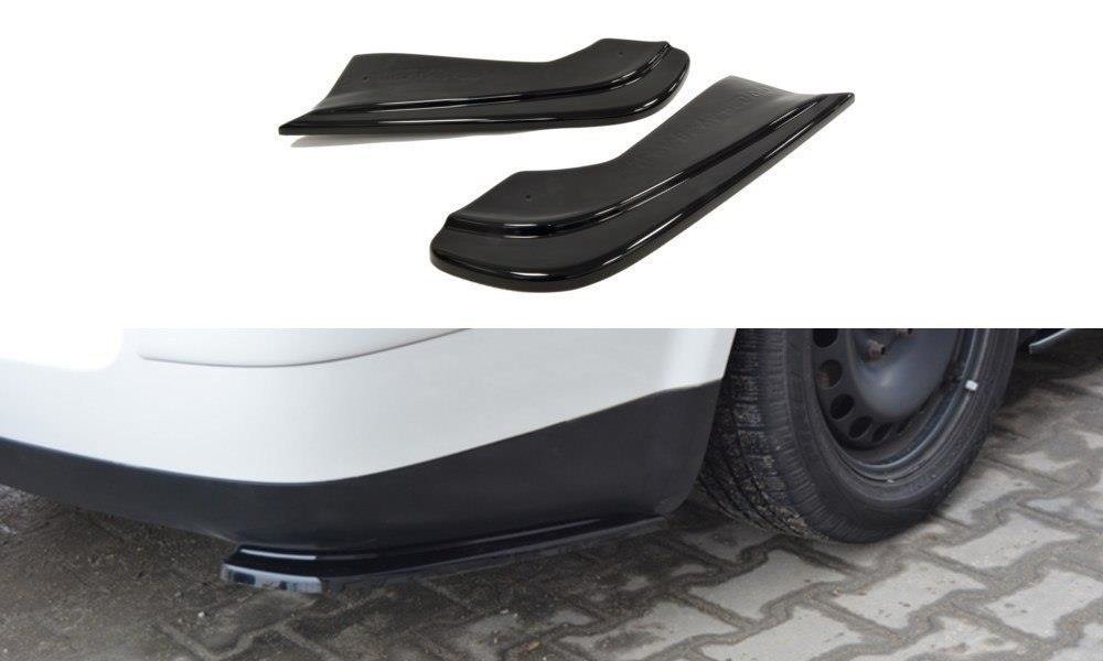Heck Ansatz Flaps Diffusor für VW PASSAT B5 Kombi Carbon Look