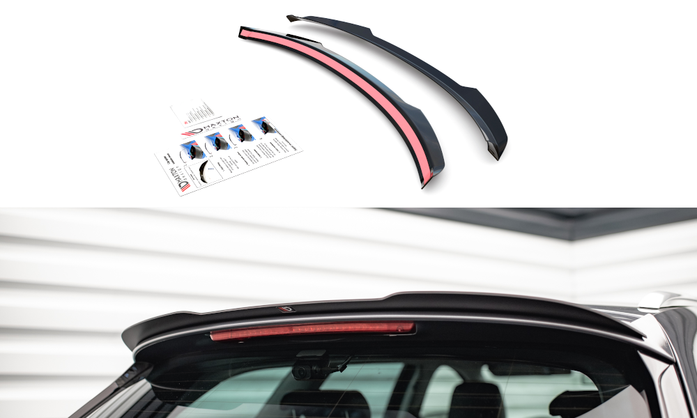 Spoiler CAP für Seat Leon FR Sportstourer Mk3 Carbon Look