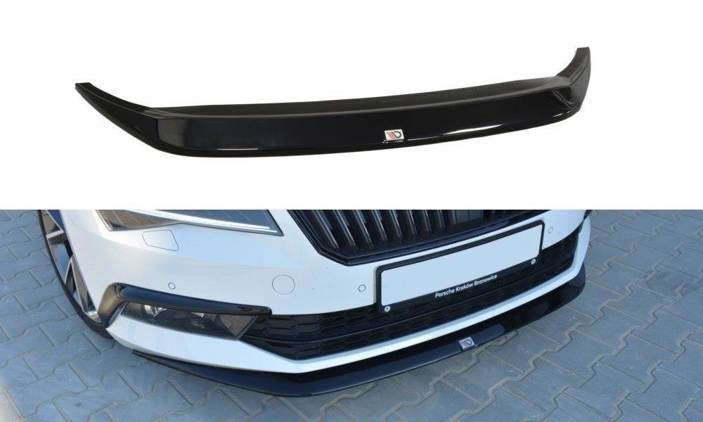 Front Ansatz V.1 für Skoda Superb Mk3 Carbon Look