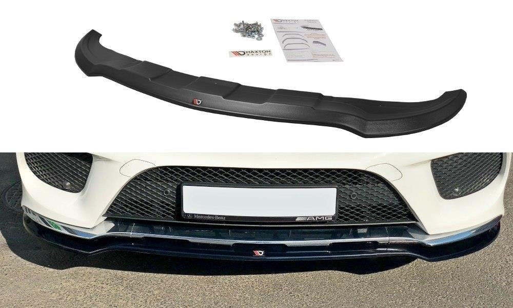 Front Ansatz V.1 für Mercedes GLE W166 AMG-Line schwarz matt
