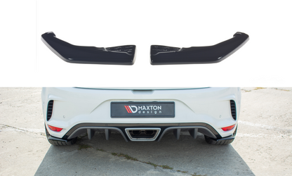 Heck Ansatz Flaps Diffusor für Renault Megane IV RS schwarz matt