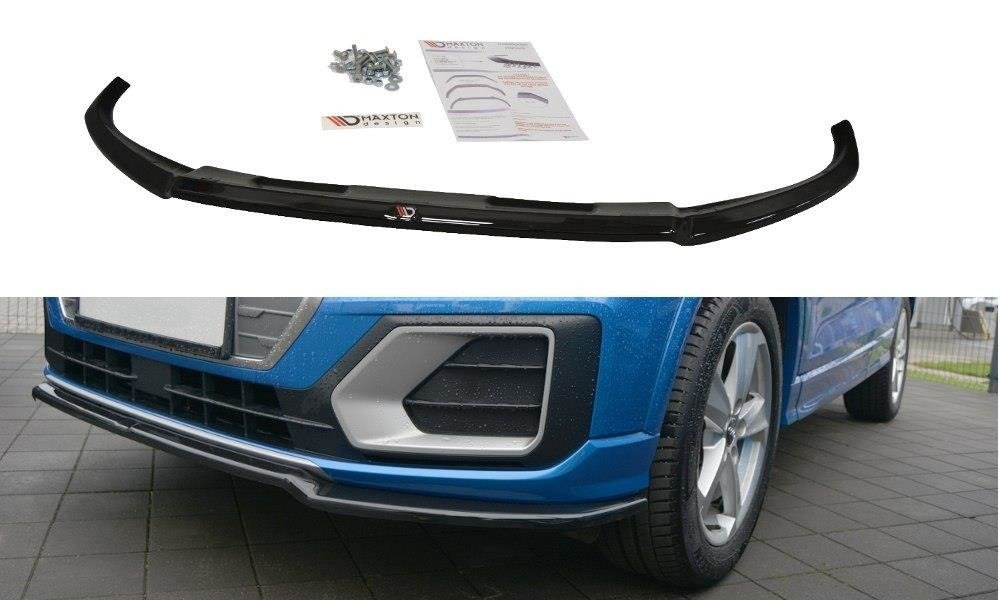 Front Ansatz für Audi Q2 Mk.1 schwarz matt