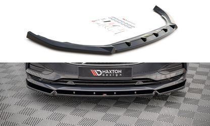 Front Ansatz V.2 für Volvo V90 Mk2 schwarz Hochglanz