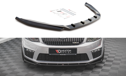 Front Ansatz V.4 für Skoda Octavia RS Mk3 Carbon Look