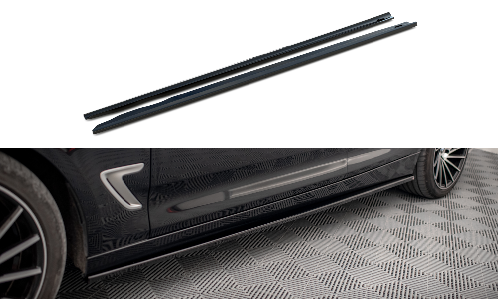 Seitenschweller Ansatz für BMW 3er GT F34 schwarz matt