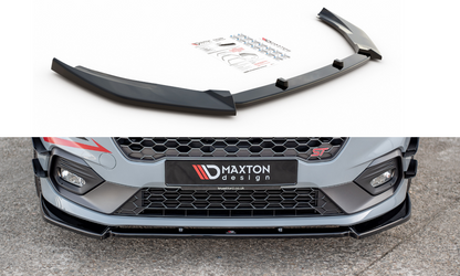 Front Ansatz V.7 für Ford Fiesta Mk8 ST / ST-Line schwarz matt