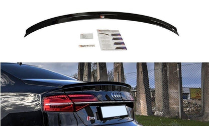 Spoiler CAP für AUDI S8 D4 schwarz matt