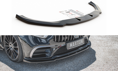 Front Ansatz V.2 für Mercedes-Benz CLS AMG-Line / 53AMG C257 schwarz Hochglanz