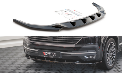Front Ansatz V.2 für Volkswagen T6 Facelift schwarz matt