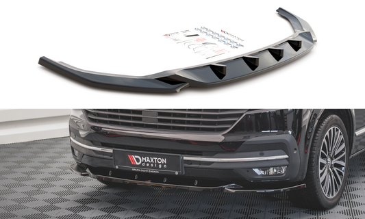 Front Ansatz V.2 für Volkswagen T6 Facelift schwarz matt