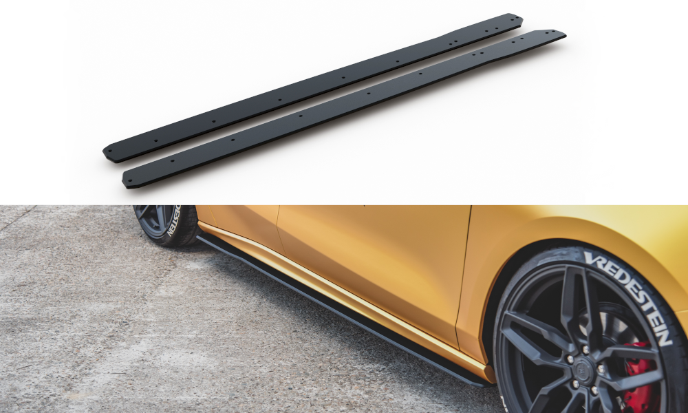 Robuste Racing Seitenschweller Ansatz für für Ford Focus ST / ST-Line Mk4