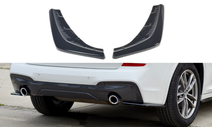 Heck Ansatz Flaps Diffusor für BMW X3 G01 M Paket schwarz matt