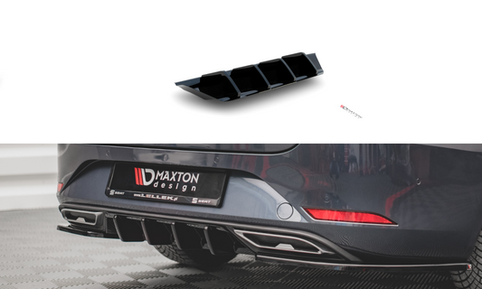 Diffusor Heck Ansatz für Seat Leon FR ST Mk4 Carbon Look