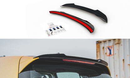 Spoiler CAP V.1 für VW Golf 8 schwarz Hochglanz