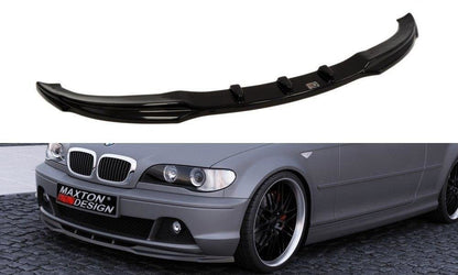 Front Ansatz für BMW 3er E46 COUPE Facelift schwarz matt