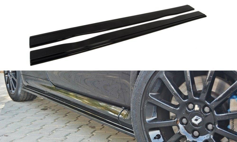 Seitenschweller Ansatz für RENAULT CLIO MK3 RS schwarz matt