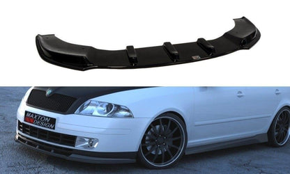Front Ansatz für OCTAVIA 2 vor Facelift, Serie schwarz matt