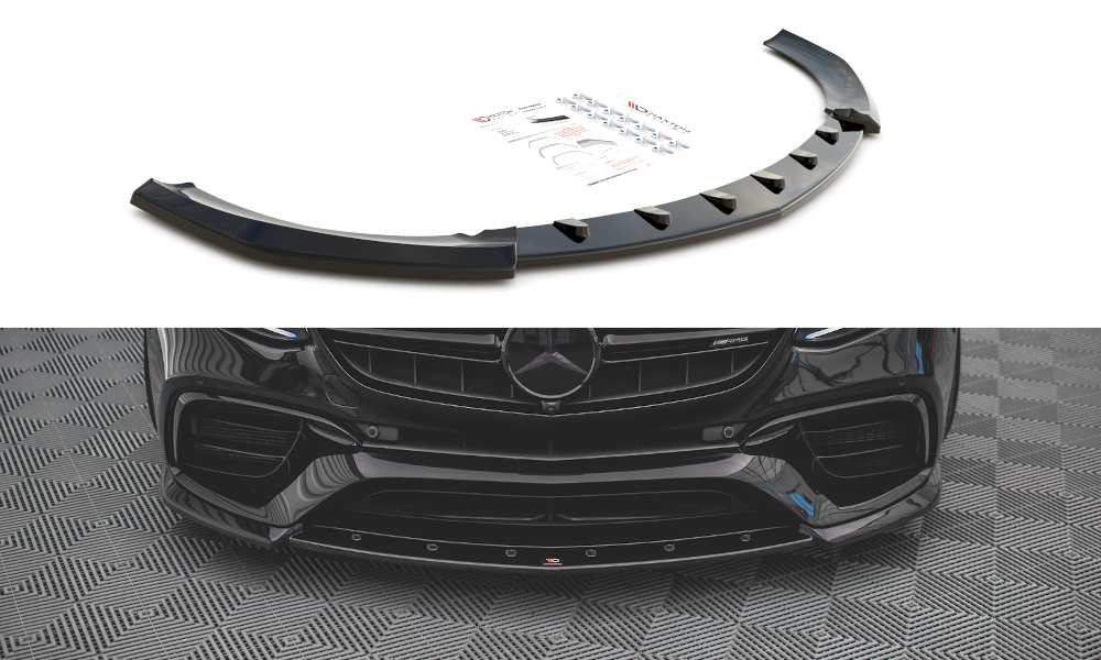 Front Ansatz V.3 für Mercedes-Benz E63 AMG Kombi/Limousine S213/W213 Carbon Look