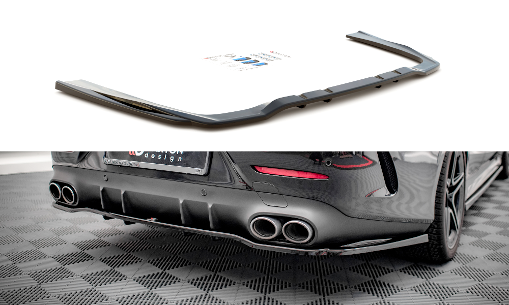 Mittlerer Diffusor Heck Ansatz DTM Look für Mercedes-AMG CLS 53 C257 Carbon Look
