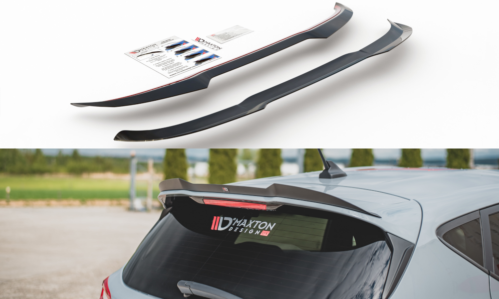Spoiler CAP V.3 für Ford Fiesta Mk8 ST / ST-Line schwarz Hochglanz