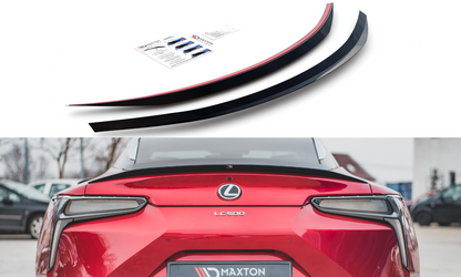 Spoiler CAP für Lexus LC 500 schwarz Hochglanz