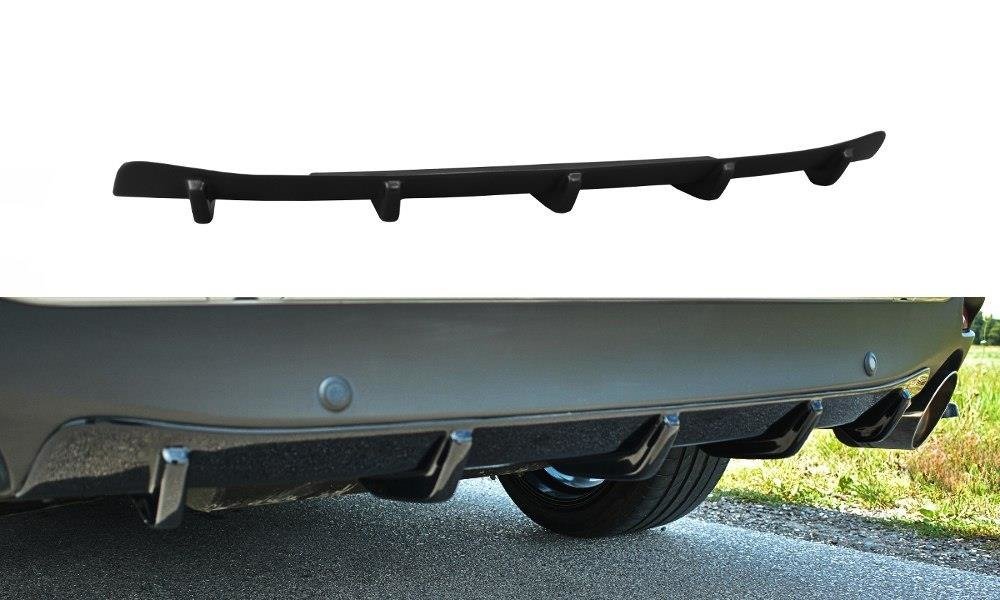 Diffusor Heck Ansatz für Mazda 6 GJ (Mk3) Wagon schwarz matt