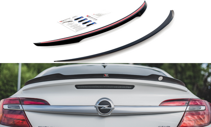 Spoiler CAP für Opel Insignia Mk. 1 OPC Facelift schwarz matt