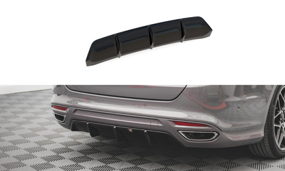 Diffusor Heck Ansatz für Ford Mondeo ST-Line Mk5 Facelift schwarz matt