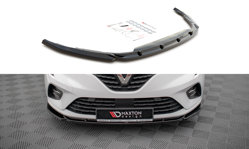 Front Ansatz V.1 für Renault Clio Mk5 schwarz matt