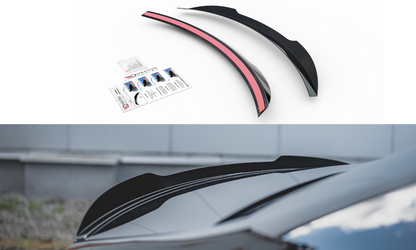 Spoiler CAP für Mercedes-Benz CLS AMG-Line / 53AMG C257  schwarz matt