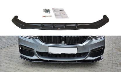 Front Ansatz V.1 für BMW 5er G30/ G31 M-Paket schwarz Hochglanz