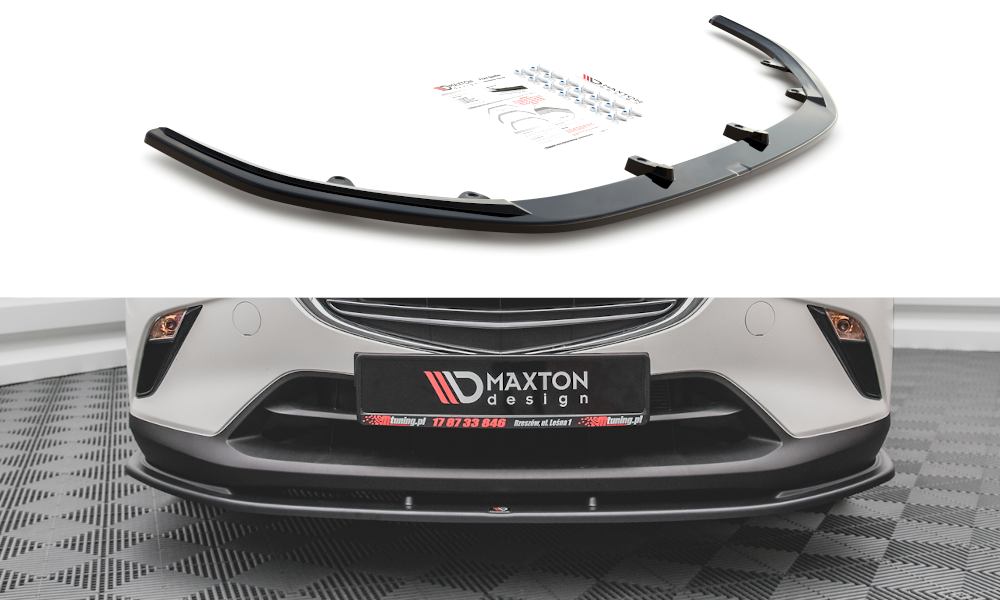 Front Ansatz V.1 für Mazda CX-3 schwarz matt