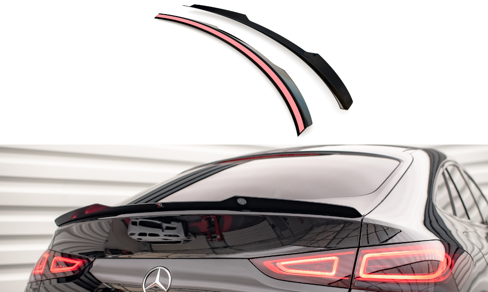 Spoiler CAP für Mercedes-Benz GLE Coupe AMG-Line C167 schwarz matt