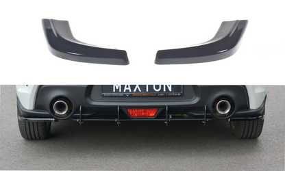 Heck Ansatz Flaps Diffusor für SUZUKI SWIFT 6 SPORT schwarz matt
