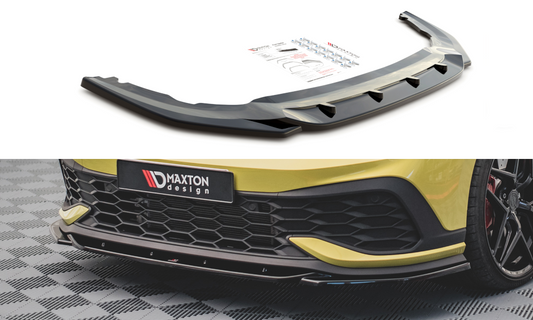 Front Ansatz V.2 für Volkswagen Golf 8 GTI Clubsport Carbon Look