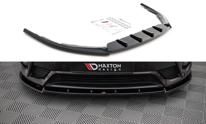 Front Ansatz V.1 für Toyota Avensis Mk3 Facelift schwarz matt
