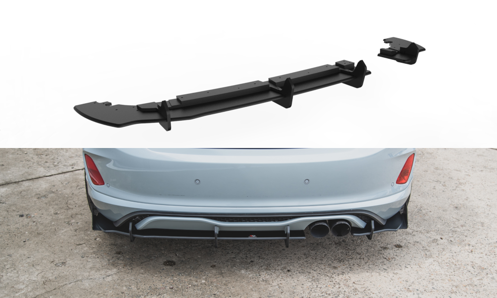 Robuste Racing Diffusor Heck Ansatz für Ford Fiesta Mk8 ST