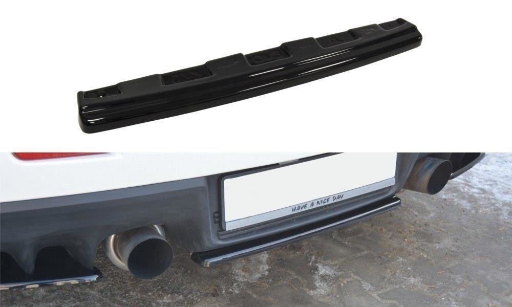 Mittlerer Diffusor Heck Ansatz für Mitsubishi Lancer Evo X  Carbon Look