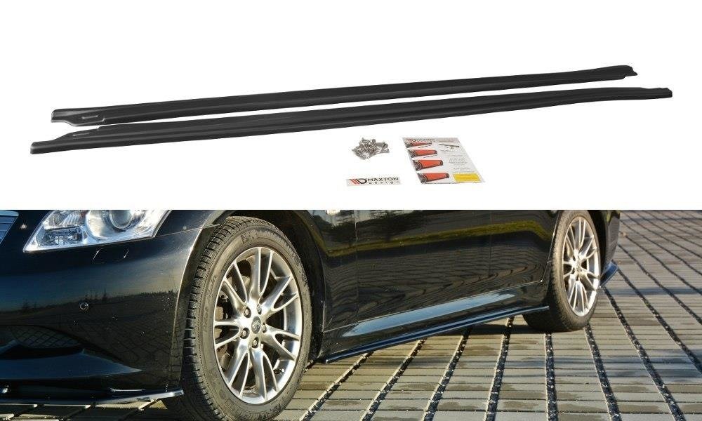 Seitenschweller Ansatz für Infiniti G37 Limousine Carbon Look