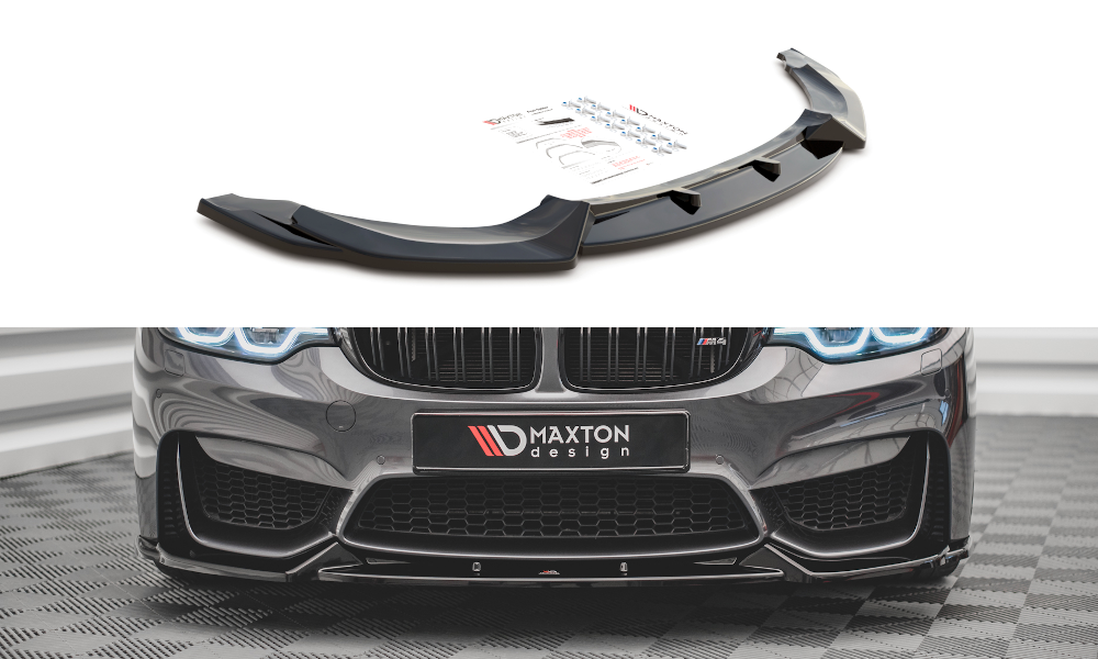 Front Ansatz für BMW M4 F82 schwarz matt