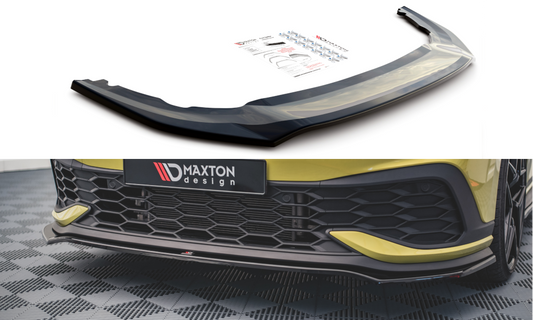 Front Ansatz V.3 für Volkswagen Golf 8 GTI Clubsport schwarz matt