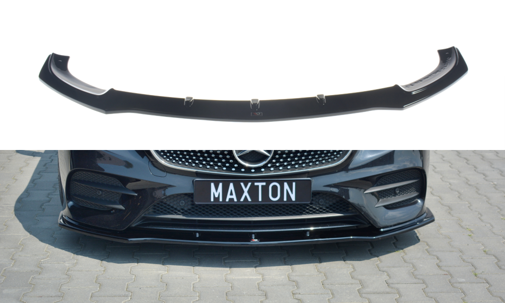 Front Ansatz V.1 für Mercedes-Benz E-Klasse W213 Coupe (C238) AMG-Line schwarz matt