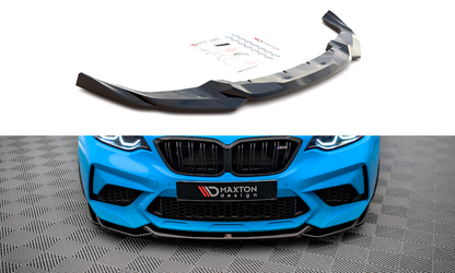 Front Ansatz V.1 für BMW M2 Competition F87 schwarz Hochglanz