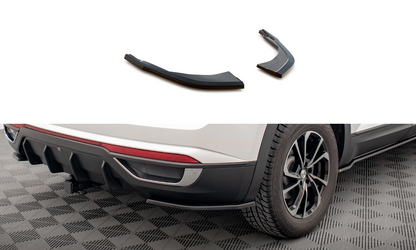 Heck Ansatz Flaps Diffusor für Volkswagen Atlas Cross schwarz Hochglanz