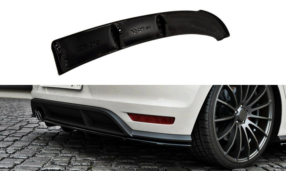 Diffusor Heck Ansatz für VW POLO MK5 GTI Facelift DTM LOOK schwarz matt
