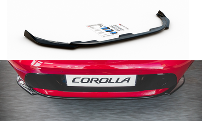 Mittlerer Diffusor Heck Ansatz für Toyota Corolla XII Hatchback Carbon Look