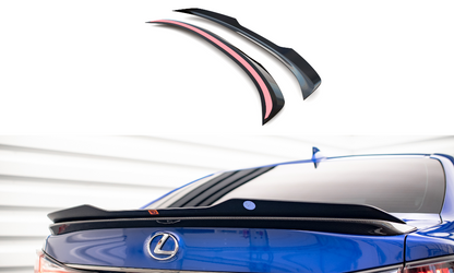 Spoiler CAP für Lexus GS F Mk4 Facelift schwarz Hochglanz