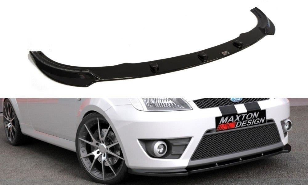 Front Ansatz V.1 für Ford Fiesta ST Mk6 schwarz Hochglanz