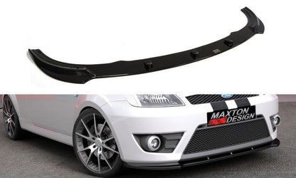 Front Ansatz V.1 für Ford Fiesta ST Mk6 schwarz Hochglanz