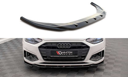 Front Ansatz V.2 für Audi A4 B9 Facelift schwarz matt
